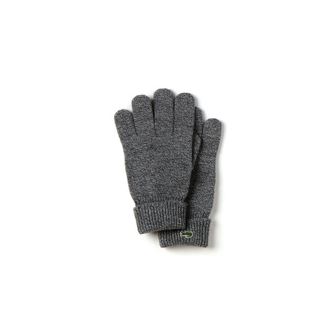Men's Green Croc Wool Gloves Men's Green Croc Wool Gloves