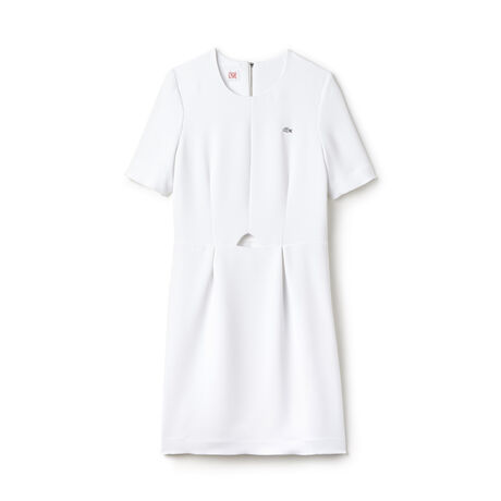 Women's L!VE Cutout Cotton Crepe Dress