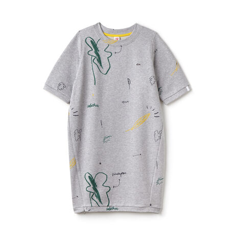 Women's LIVE Doodle Print Sweatshirt Dress