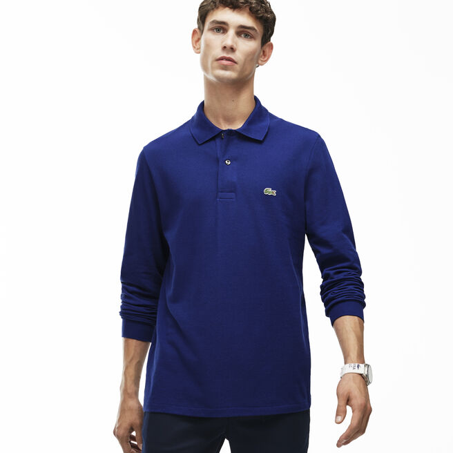 Men's Classic L.12.12 Long Sleeve Piqué Polo Shirt Men's Classic L.12.12 Long Sleeve Piqué Polo Shirt
